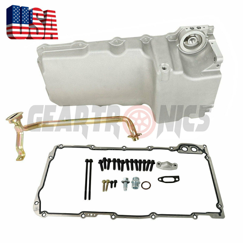 DURAFORCE Aluminum 302-1 LS Engine Swap Retro-fit Oil Pan For Chevy 4.8L 5.3L 6.0L 6.2 NEW
