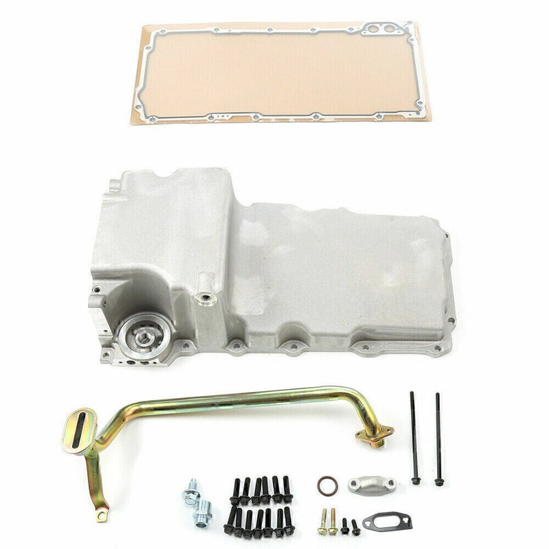 DURAFORCE Aluminum 302-1 LS Engine Swap Retro-fit Oil Pan For Chevy 4.8L 5.3L 6.0L 6.2 NEW
