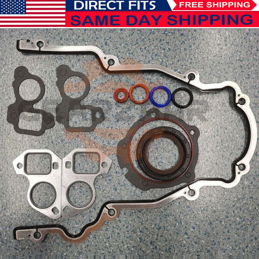 DURAFORCE Timing Chain Cover W/ Water Pump Gaskets & Main Seal For GM LS1 4.8L 5.3L 5.7 US