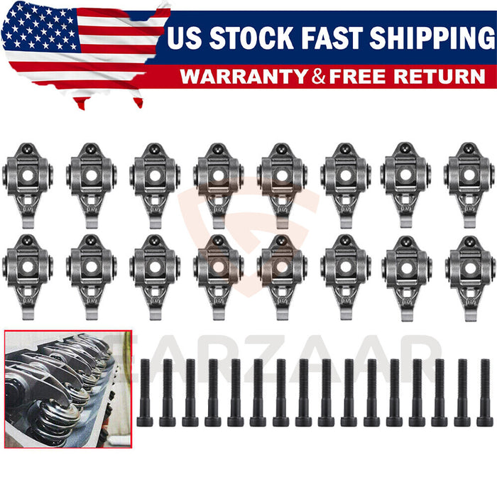 DURAFORCE LS1 Rocker Arms w/ Upgraded Trunion Kit Installed fits 4.8 5.3 5.7 6.0 LS2 LS6