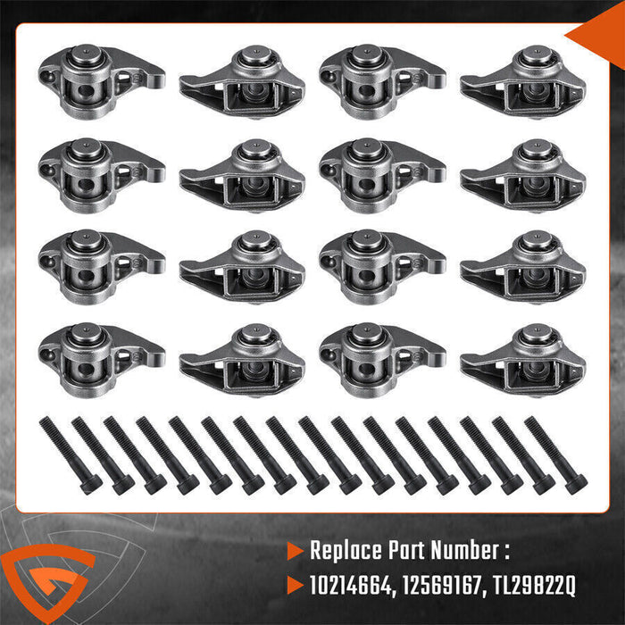 DURAFORCE LS1 Rocker Arms w/ Upgraded Trunion Kit Installed fits 4.8 5.3 5.7 6.0 LS2 LS6