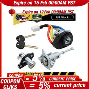 DURAFORCE Ignition Switch Front Left Door Lock Barrel for 2009-2014 Hyundai Sonata*