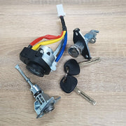 DURAFORCE Ignition Switch Front Left Door Lock Barrel for 2009-2014 Hyundai Sonata*
