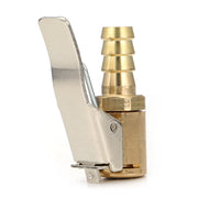 DURAFORCE 4x 5/16" Open Flow Air Chuck with Lock Connector Tire Inflator Valve and Clamp*