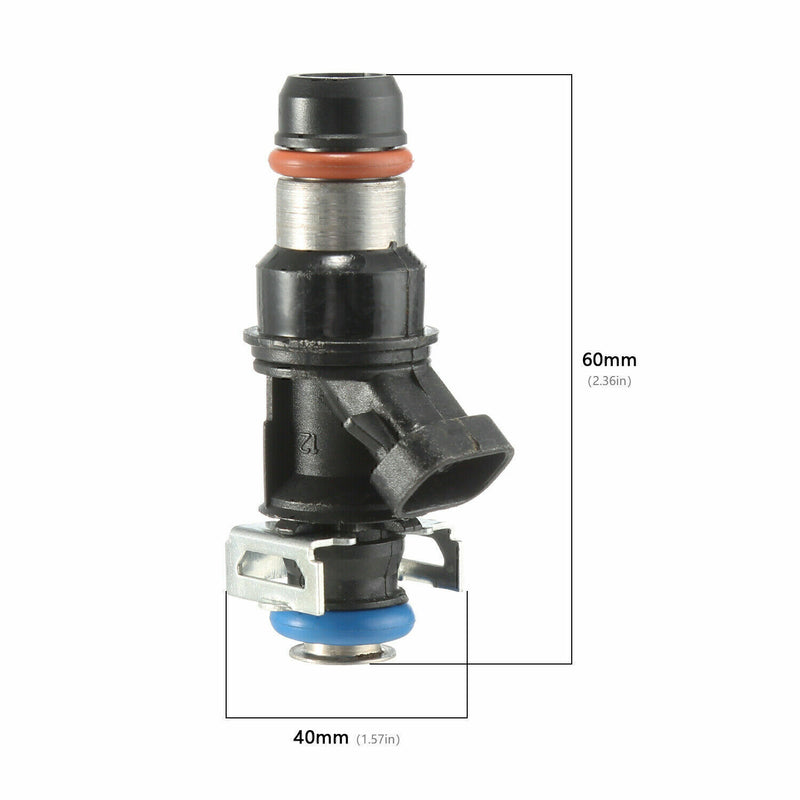 DURAFORCE (8) DELPHI FUEL INJECTORS 25343789 FOR CHEVY GMC SILVERADO SUBURBAN 5.3L 6.0L US