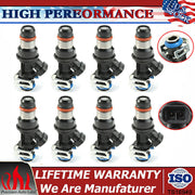 DURAFORCE (8) DELPHI FUEL INJECTORS 25343789 FOR CHEVY GMC SILVERADO SUBURBAN 5.3L 6.0L US
