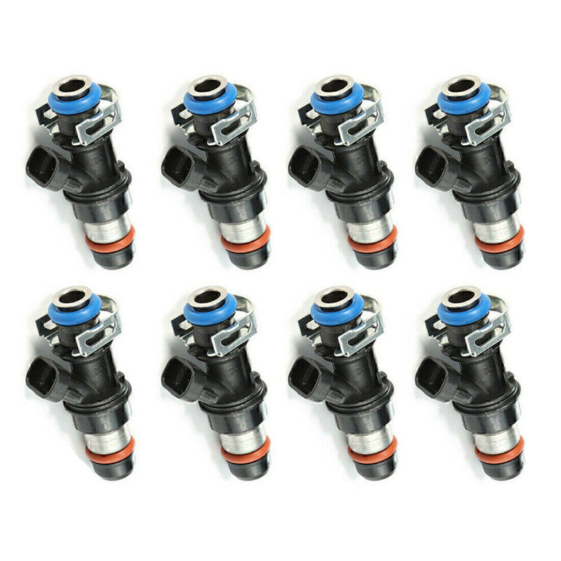 DURAFORCE (8) DELPHI FUEL INJECTORS 25343789 FOR CHEVY GMC SILVERADO SUBURBAN 5.3L 6.0L US