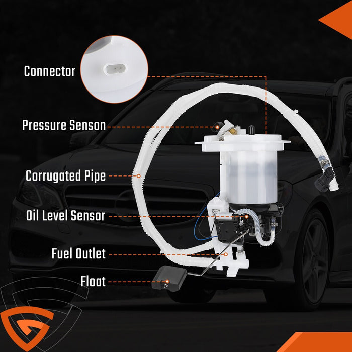 DURAFORCE Fuel Pump and Sender Assembly For 2010-16 Mercedes Benz E350 C300 GLK350 Left