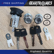 DURAFORCE Door Lock Cylinders Set & Ignition Switch with Keys For 97-07 Ford F150/250/350