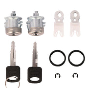 DURAFORCE Door Lock Cylinders Set & Ignition Switch with Keys For 97-07 Ford F150/250/350