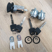 DURAFORCE Door Lock Cylinders Set & Ignition Switch with Keys For 97-07 Ford F150/250/350
