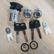 DURAFORCE Door Lock Cylinders Set & Ignition Switch with Keys For 97-07 Ford F150/250/350