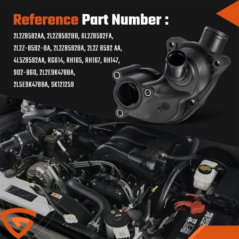 DURAFORCE Thermostat Housing Assy w/Sensor for Ford Explorer 02-2010 4.0L 5R3Z-8592-BA New