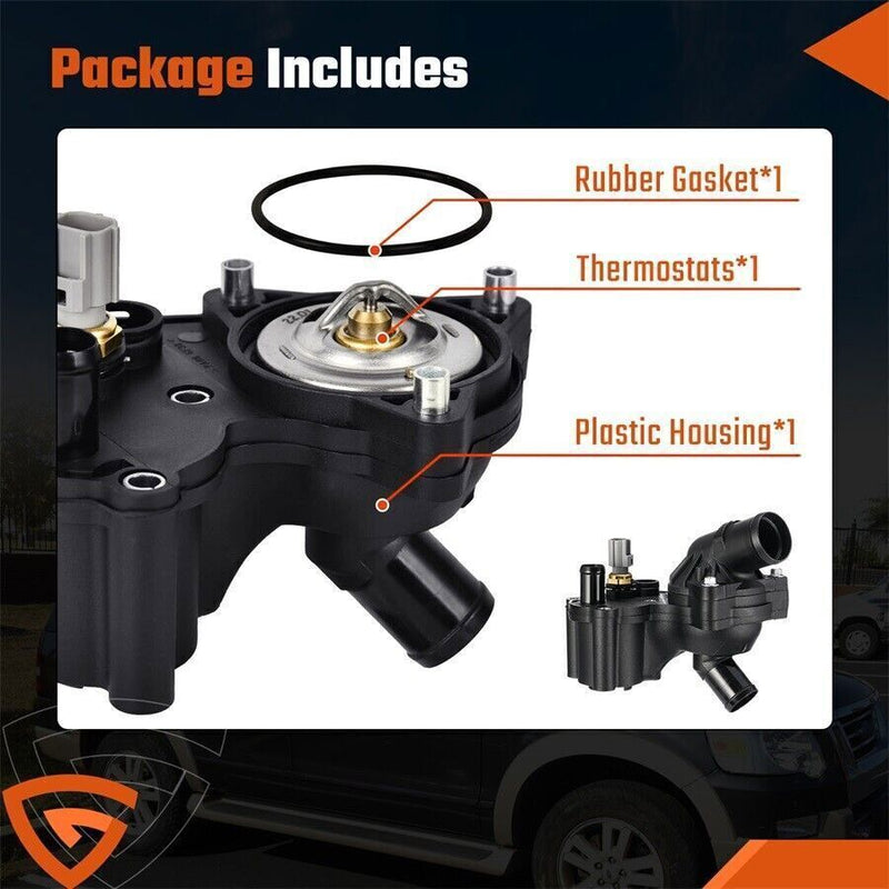 DURAFORCE Thermostat Housing Assy w/Sensor for Ford Explorer 02-2010 4.0L 5R3Z-8592-BA New
