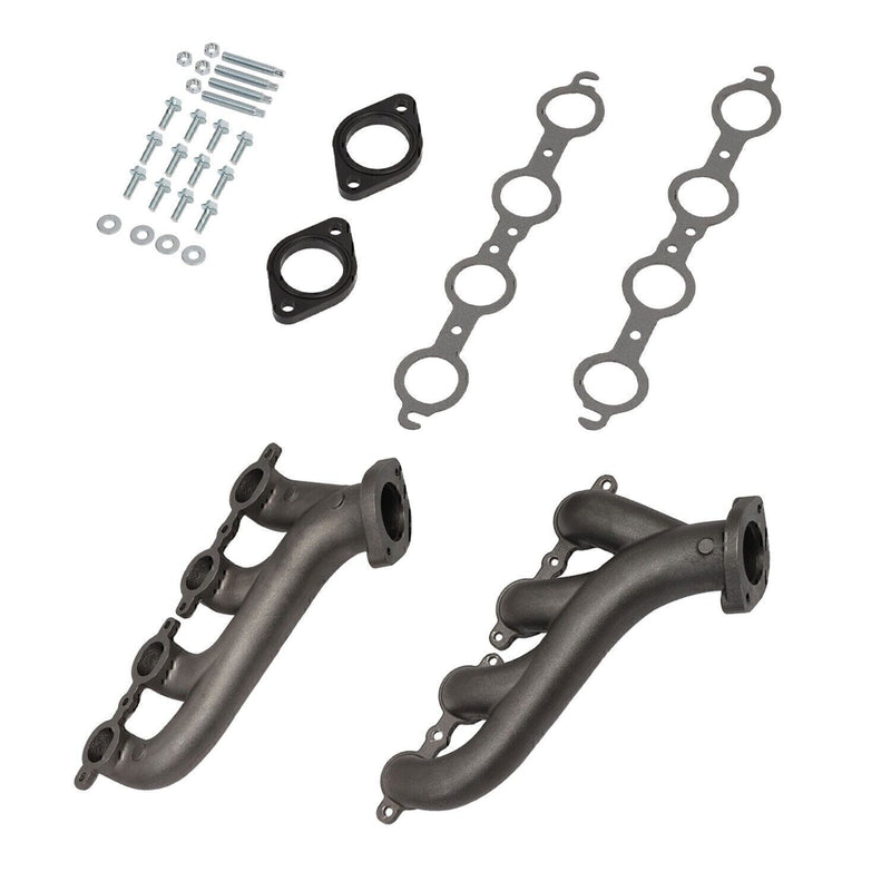 DURAFORCE LS Swap Cast Iron Exhaust Manifold New Fit Chevrolet LS1LS2LS3 4.8L 5.3L 6.0L U!