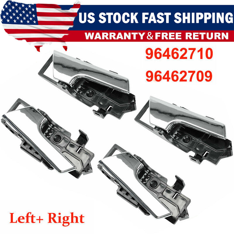 DURAFORCE Set of 4 Left +Right Interior Inside Door Handle for Chevy Aveo Aveo5 Pontiac G3