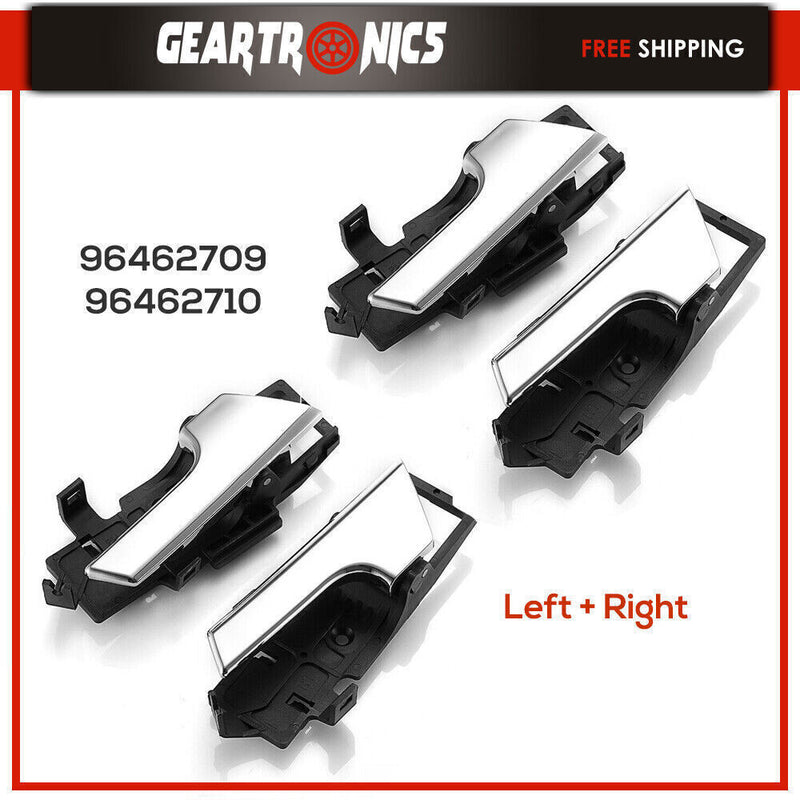 DURAFORCE Set of 4 Left +Right Interior Inside Door Handle for Chevy Aveo Aveo5 Pontiac G3