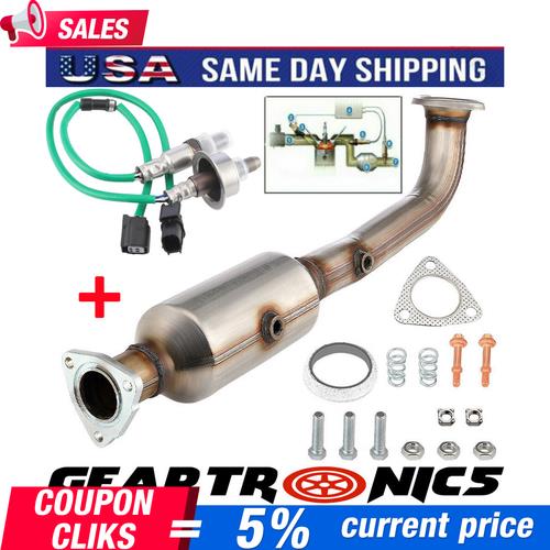 DURAFORCE CATALYTIC CONVERTER w/O2 Sensor Up & Down FOR 2007 2008 2009 HONDA CR-V 2.4L