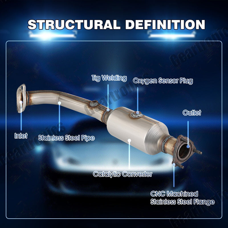 DURAFORCE CATALYTIC CONVERTER w/O2 Sensor Up & Down FOR 2007 2008 2009 HONDA CR-V 2.4L