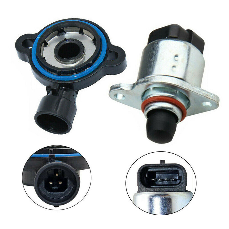 DURAFORCE New Throttle Position Sensor and Idle Air Control Valve Set For LS Chevy GM