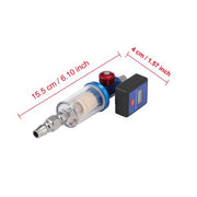 DURAFORCE Spray Gun Digital Paint Air Pressure Regulator Gauge Water Trap Filter Evmaaahg
