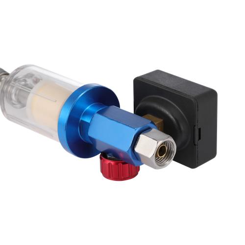 DURAFORCE Spray Gun Digital Paint Air Pressure Regulator Gauge Water Trap Filter Evmaaahg