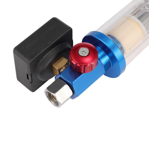DURAFORCE Spray Gun Digital Paint Air Pressure Regulator Gauge Water Trap Filter Evmaaahg