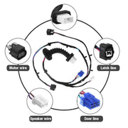 DURAFORCE 56051694AA Rear Door Wiring Harness for 04-10 Dodge Ram Pickup Truck 645-506