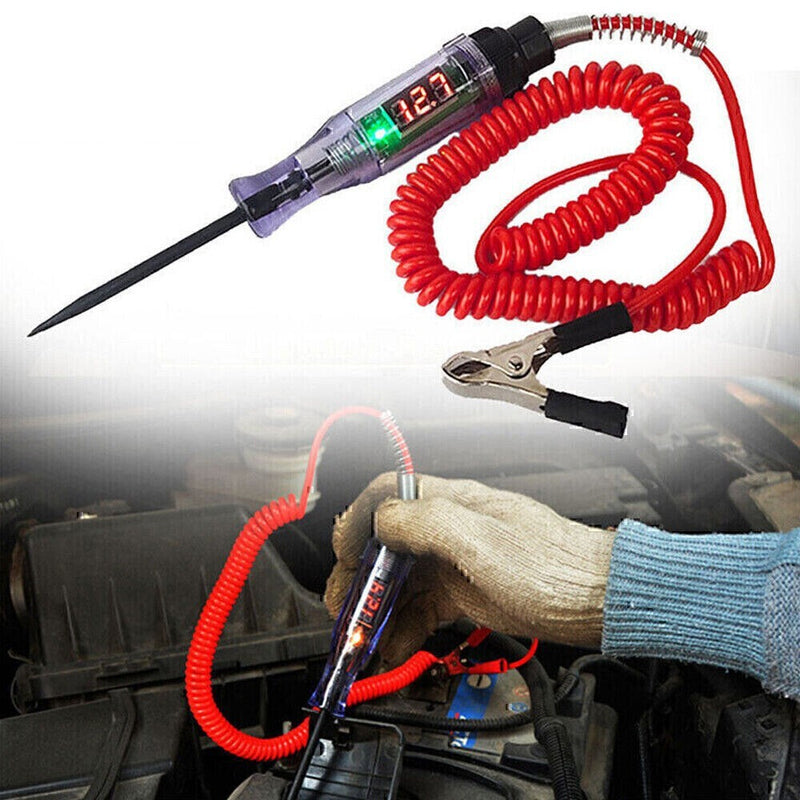 DURAFORCE Circuit Tester Probe Light Voltage Pen Detector 3-48V Electric Car Fuse TestTool