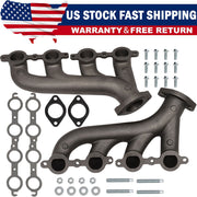 DURAFORCE LS Swap Cast Iron Manifold Headers fits Chevy Corvette Camaro LS1 LS2 LS3