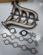 DURAFORCE LS Swap Cast Iron Manifold Headers fits Chevy Corvette Camaro LS1 LS2 LS3