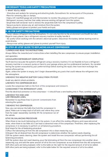 DURAFORCE AC Compressor fit for 2013-2018 Ford Explorer Lincoln MKS MKT MKZ 3.5L / 3.7L