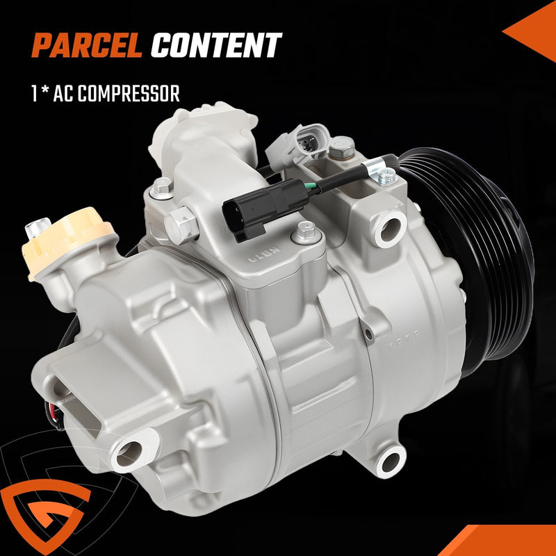 DURAFORCE AC Compressor fit for 2013-2018 Ford Explorer Lincoln MKS MKT MKZ 3.5L / 3.7L