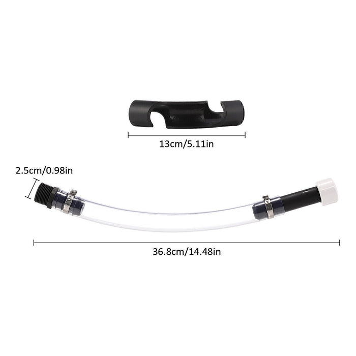 DURAFORCE Black VP Racing 5 Gallon Fuel Jug Gas Can Fuel Deluxe Cap Filler Hose Kit Set U!