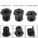 DURAFORCE 3PCS 1/2-28 to 3/4-16, 13/16-16, 3/4 NPT Thread Oil Filter Adapters Black US*