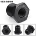 DURAFORCE 3PCS 1/2-28 to 3/4-16, 13/16-16, 3/4 NPT Thread Oil Filter Adapters Black US*