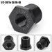 DURAFORCE 3PCS 1/2-28 to 3/4-16, 13/16-16, 3/4 NPT Thread Oil Filter Adapters Black US*