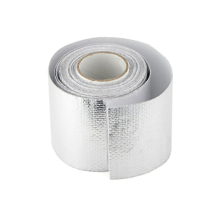 DURAFORCE 2"x 16' Adhesive Exhaust Header Turbo Manfold Pipe Aluminum Heat Shield WrapTape