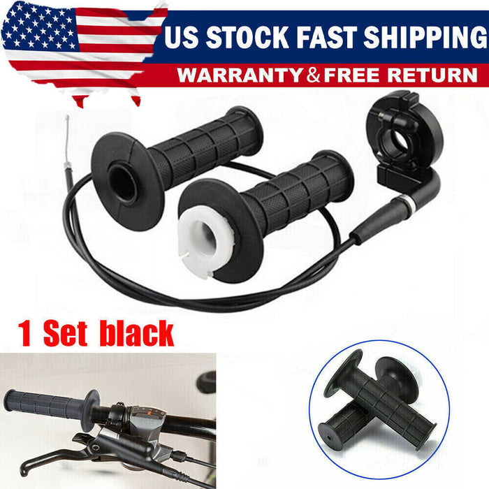 DURAFORCE 7/8" Twist Throttle Grips Cable Set Coleman Powersports CT100U Mini Bike NEW