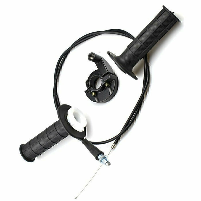 DURAFORCE 7/8" Twist Throttle Grips Cable Set Coleman Powersports CT100U Mini Bike NEW