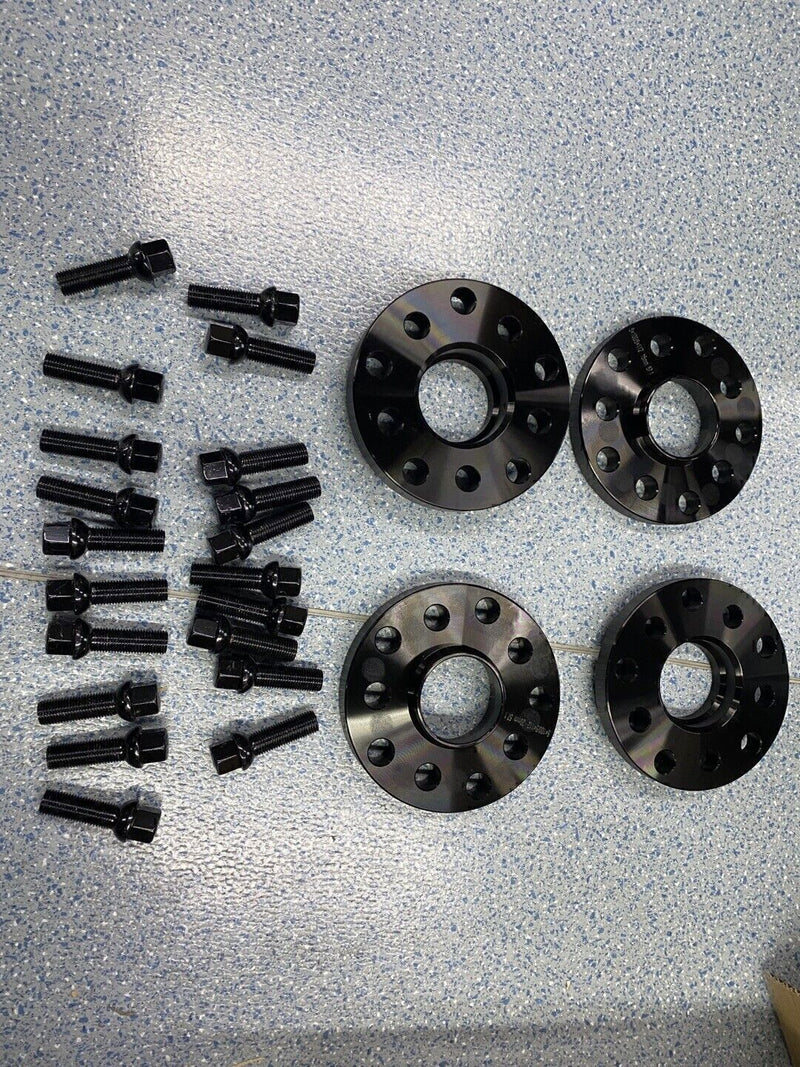 DURAFORCE 4x fit Audi VolksWagen Staggered 15 MM & 20 MM Wheel Spacers 5x100 5x112 57.1 Xm
