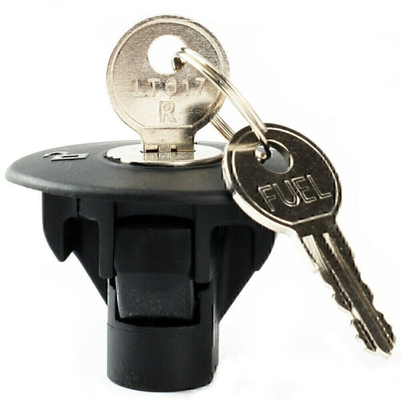 DURAFORCE 8U5Z9C268B# Locking Gas Fuel Tank Plug Cover Cap For Ford F150 Edge w/ 2 Keys US