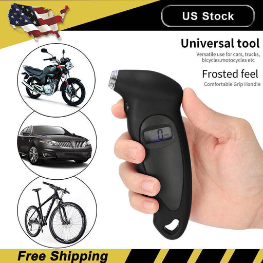 DURAFORCE Digital Tire Air Pressure Gauge Meter Tester Bike Car Truck LCD Display 150 PSI*