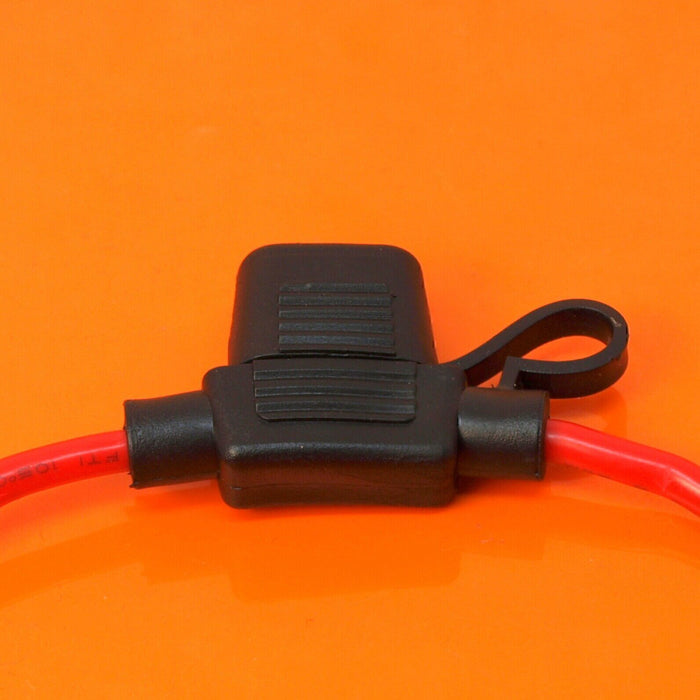 DURAFORCE 18 Gauge ATC ATO In-Line Fuse Holder Wire 12V Blade Waterproof 5 Pack 5 Amp!