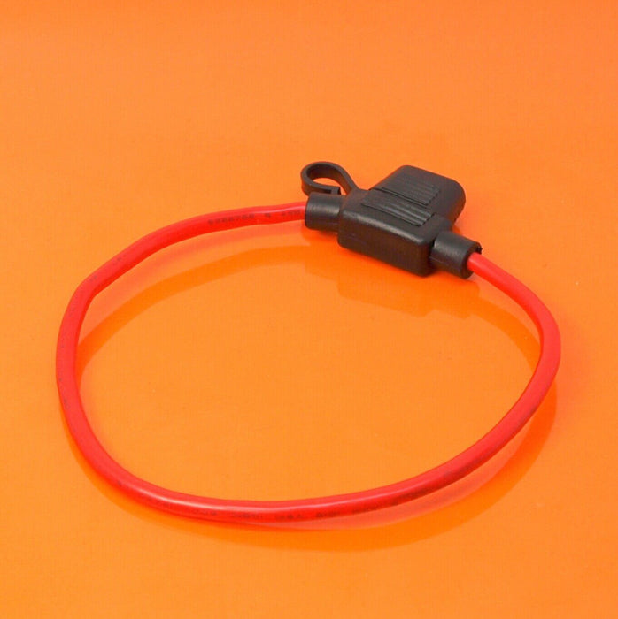 DURAFORCE 18 Gauge ATC ATO In-Line Fuse Holder Wire 12V Blade Waterproof 5 Pack 5 Amp!