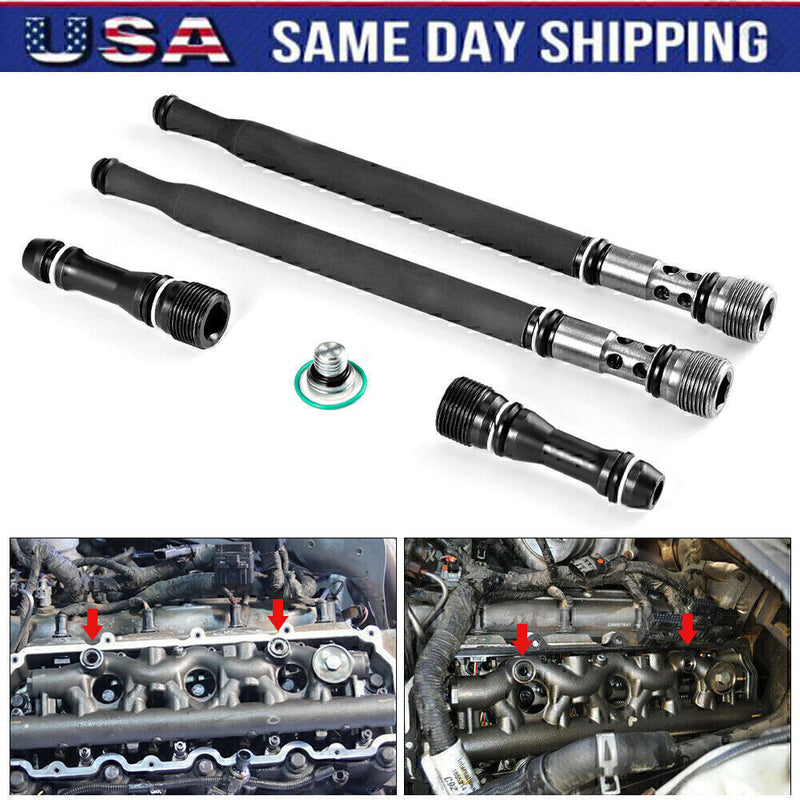 DURAFORCE Updated Stand Pipe Dummy Plug Kit For Ford Powerstroke Diesel 2004-10 V8 6.0L