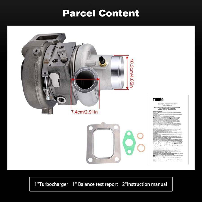 DURAFORCE Turbocharger Fits Cummins ISX15 QSX15 Series Engine Turbo HE400VG HE451VE