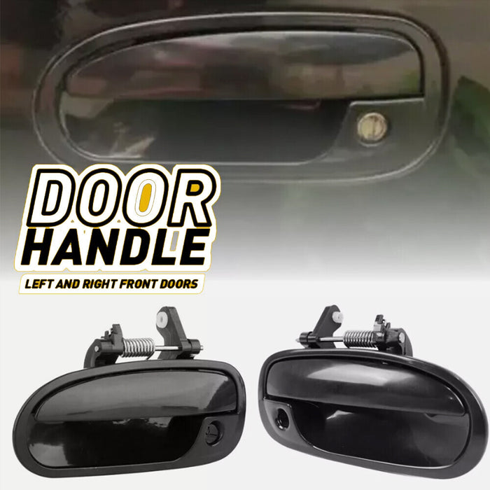 DURAFORCE 2x For Honda Civic Coupe 96-00 Front Exterior Left Right Door Handle Plastic