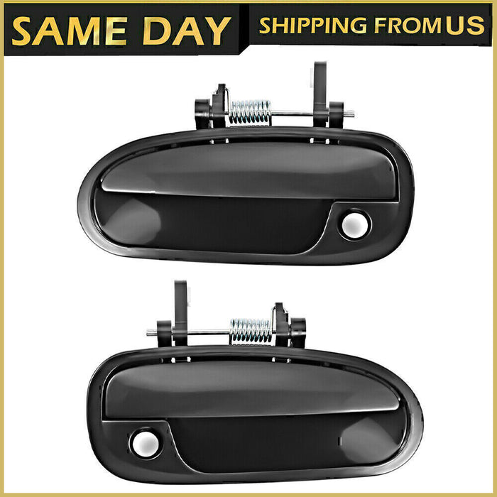 DURAFORCE 2x For Honda Civic Coupe 96-00 Front Exterior Left Right Door Handle Plastic