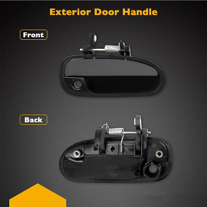 DURAFORCE 2x For Honda Civic Coupe 96-00 Front Exterior Left Right Door Handle Plastic